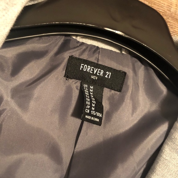 Men’s Forever 21 Gray Blazer - Picture 3 of 4